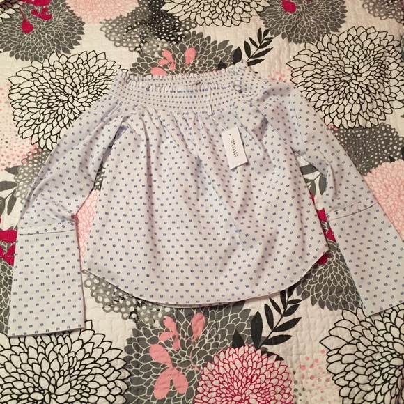 NWT Derek Lam Off The Shoulder Embroidered Top - Picture 3 of 6